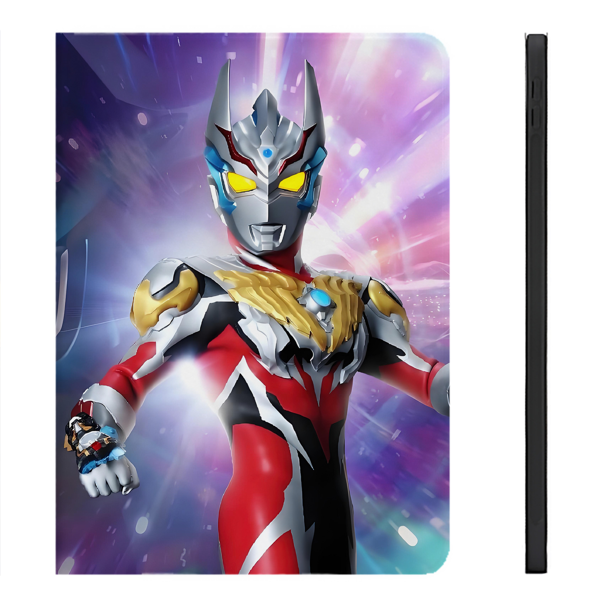 （画像用） ウルトラマン Ultraman IPadケース ペンホルダー付き ブックスタイルデザイン